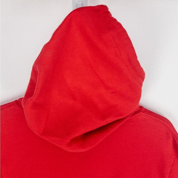 Mickey Mouse And Friends Pullover Men's Large Hoodie Red Logo Graphics Disney - Picture 9 of 10